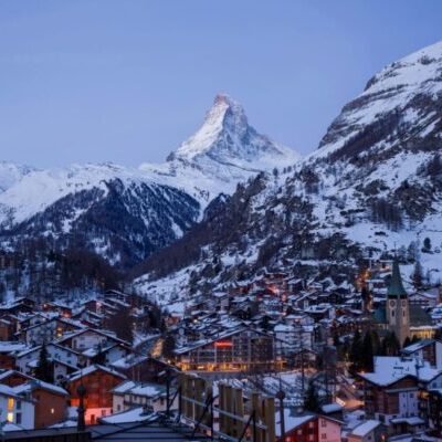 Switzerland View of the Matterhorn from Zermatt Andrew Masters