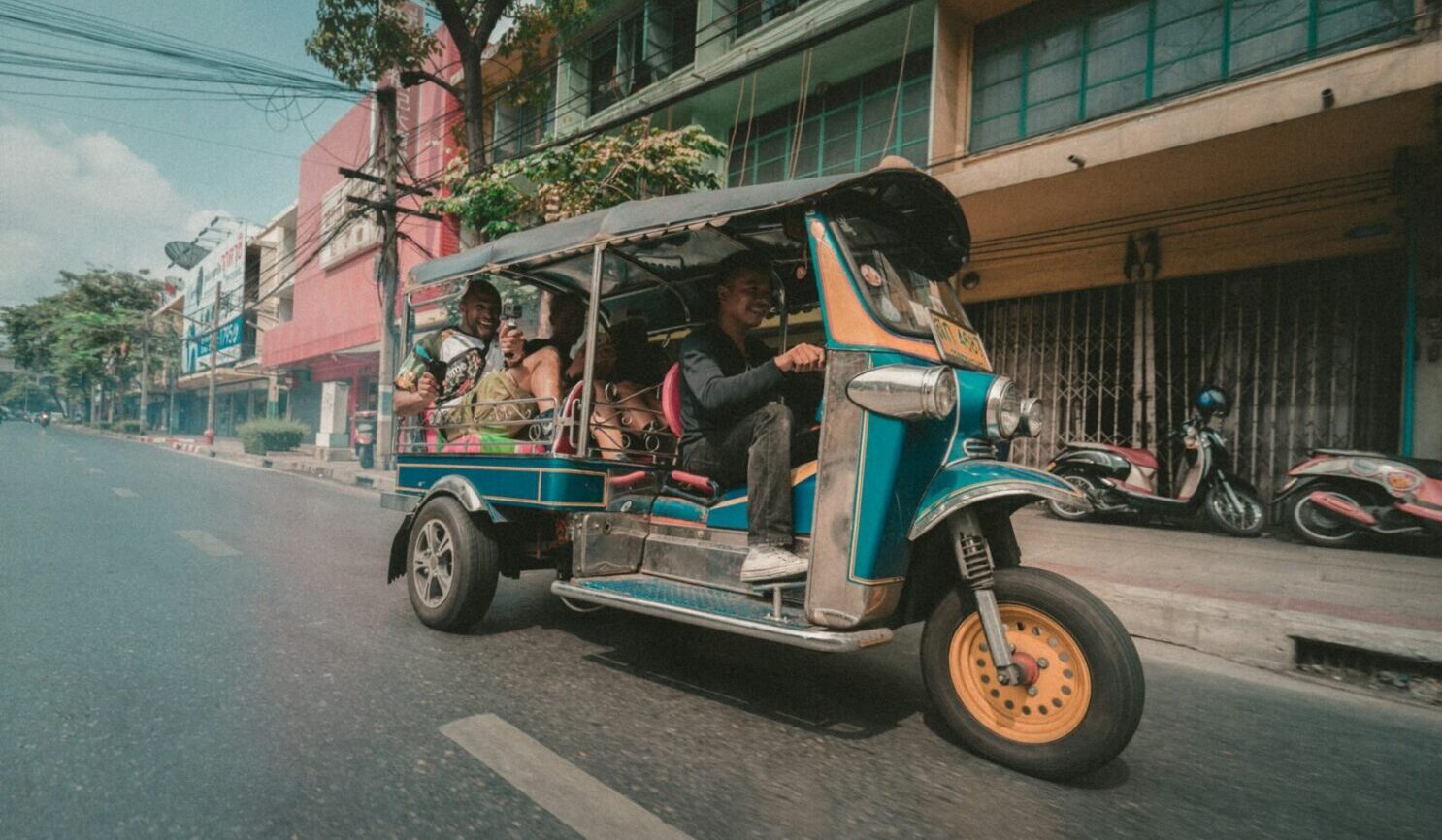 Thailand Riding a tuk tuk in Bangkok Jakob Owens Thailand Riding a tuk tuk in Bangkok Jakob Owens