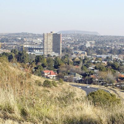 Part of Bloemfontein, as seen from Naval Hill
